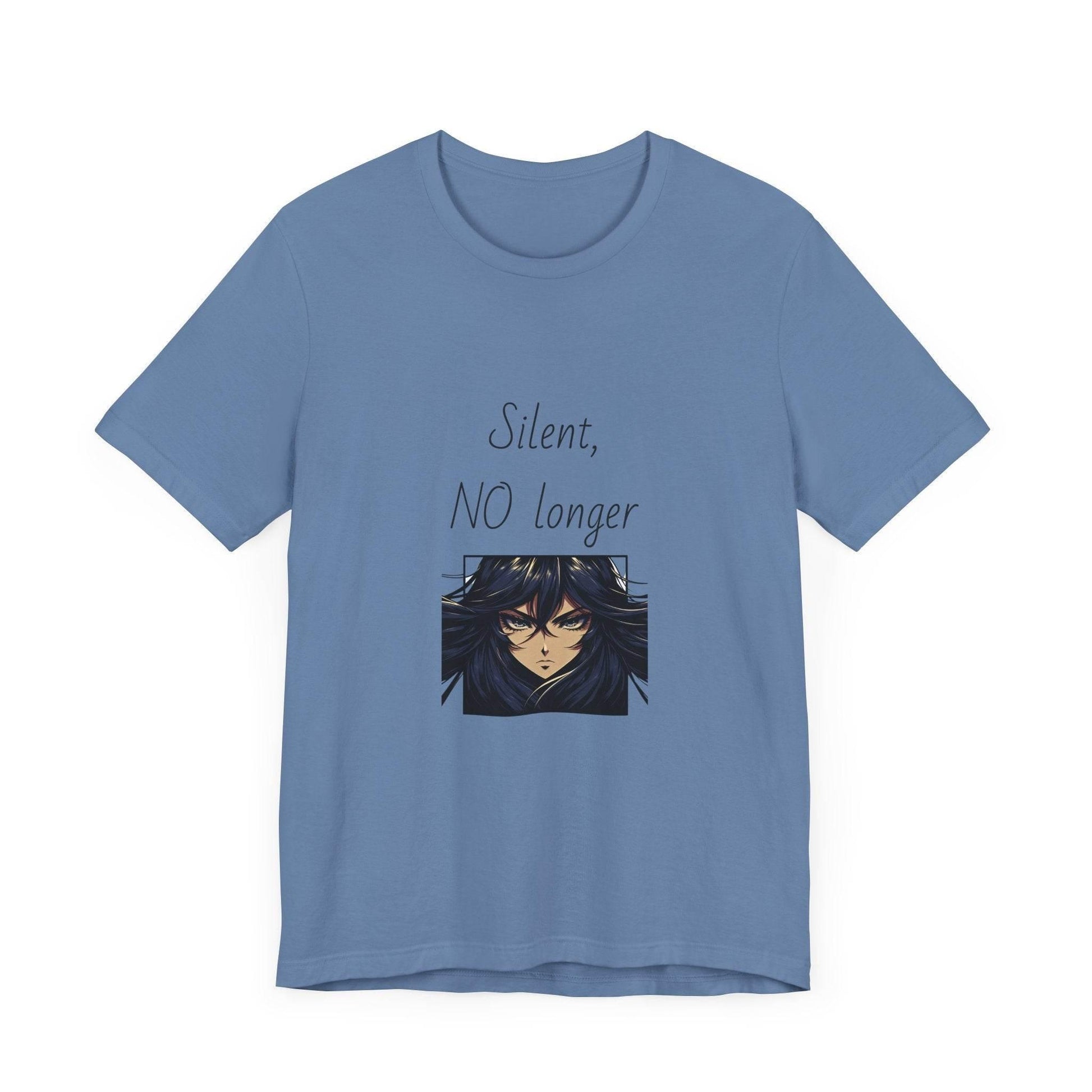 Fierce Survivor Unisex Short Sleeve Tee - Silent, NO longer - The Dreamer's Bookshop.