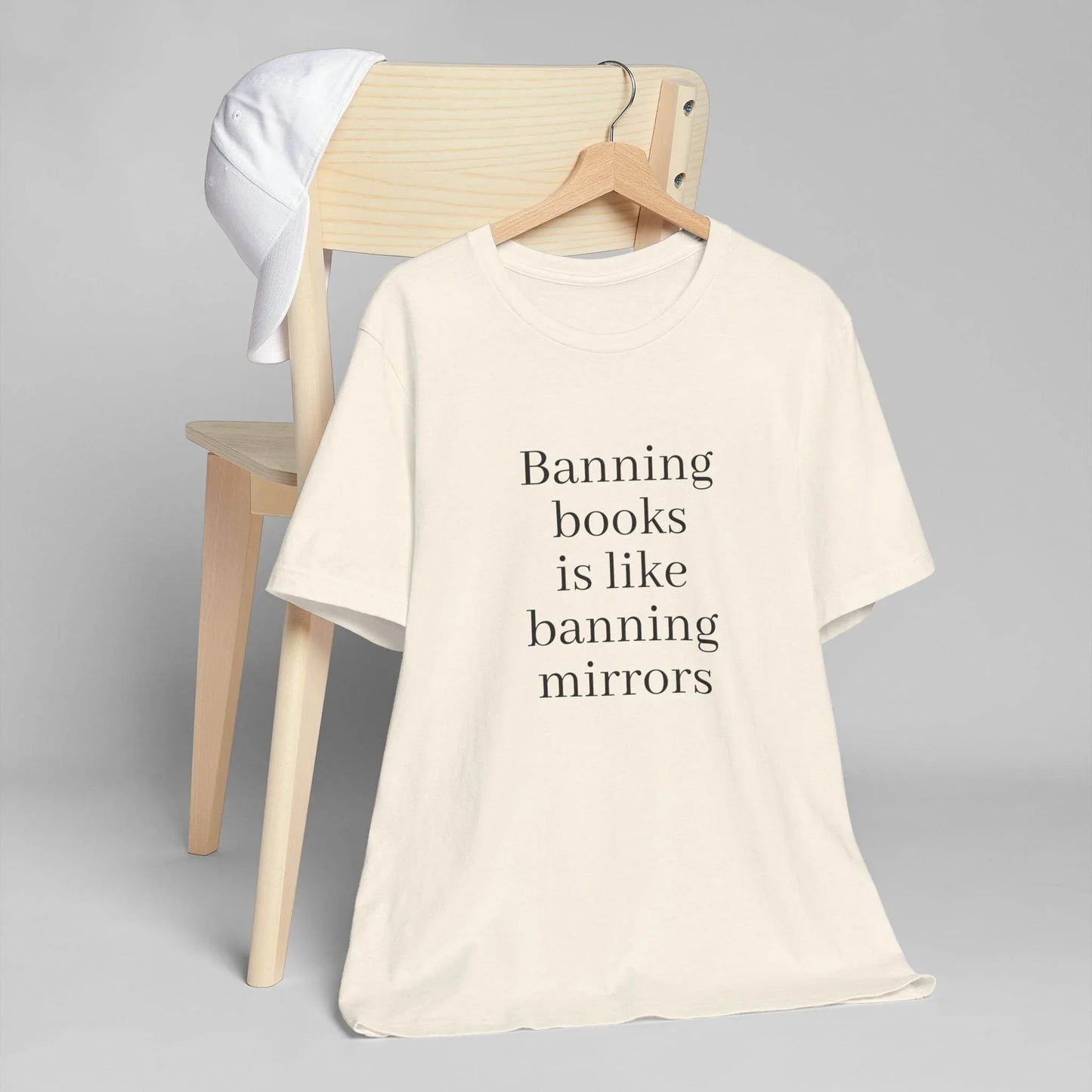 Unisex Jersey T-Shirt - Banning Books Vibe - The Dreamer's Bookshop.