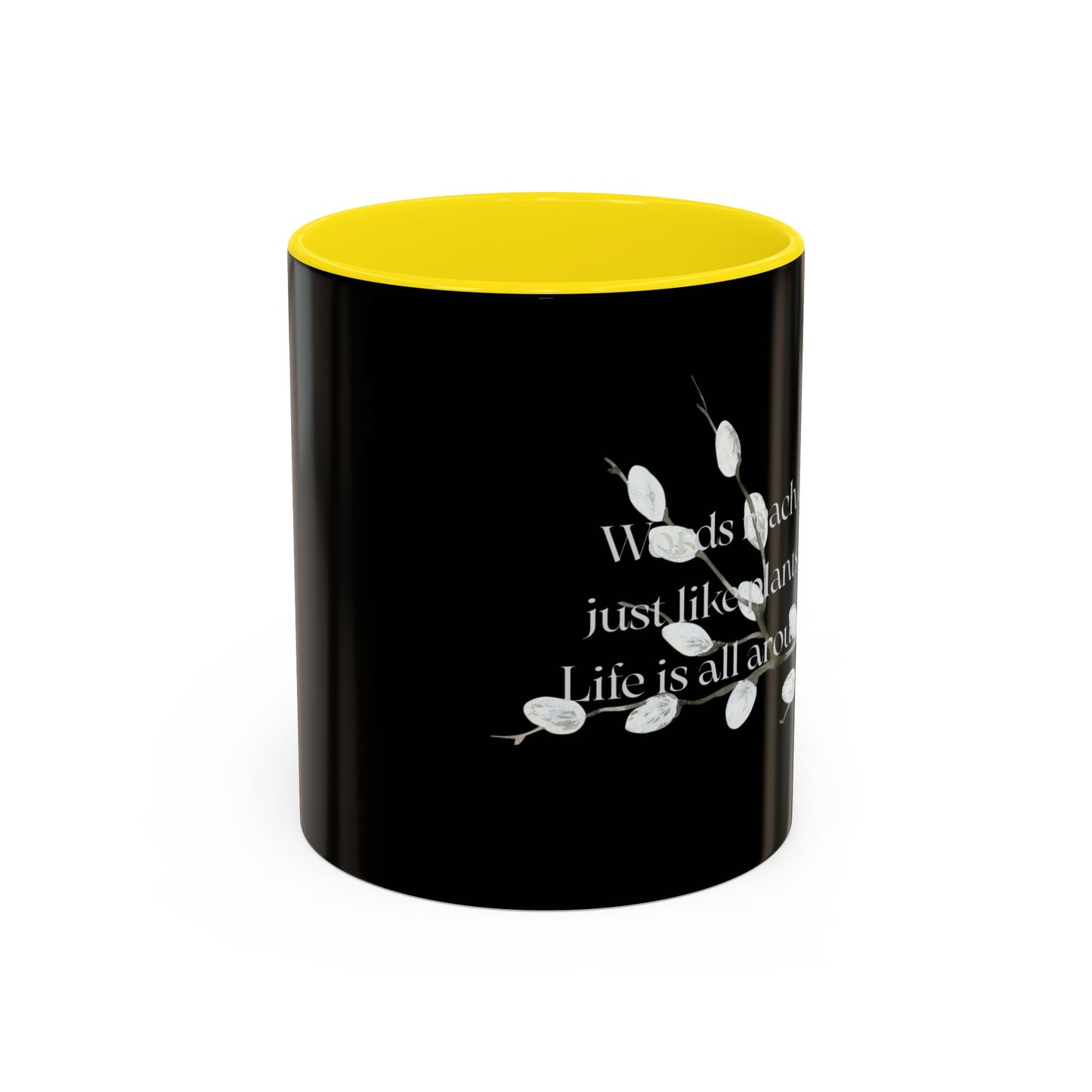 Words Reach Out - Coffee Mug - Gift for Book Lovers
