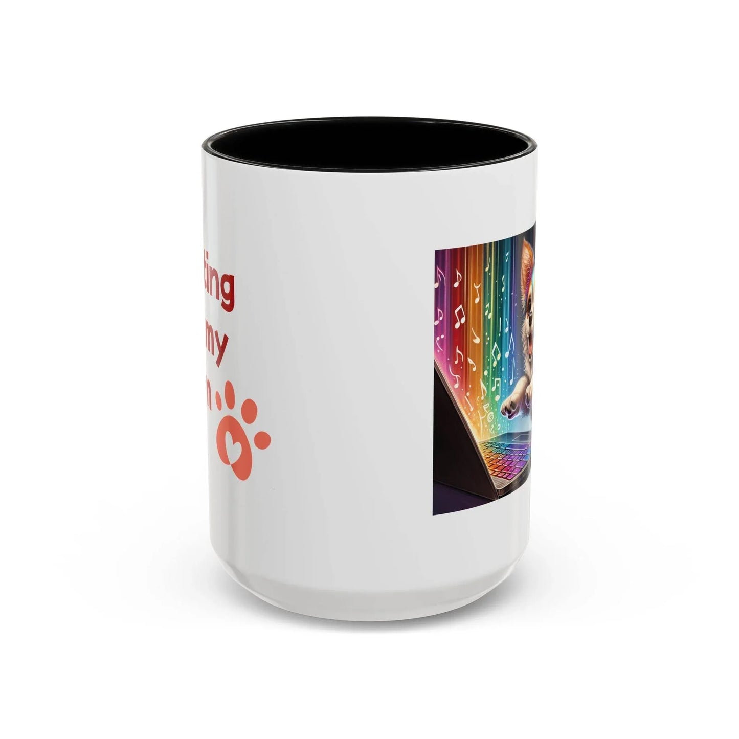 Cute Dog Writer Coffee Mug - 11 & 15oz for Book Lovers - The Dreamer's Bookshop.