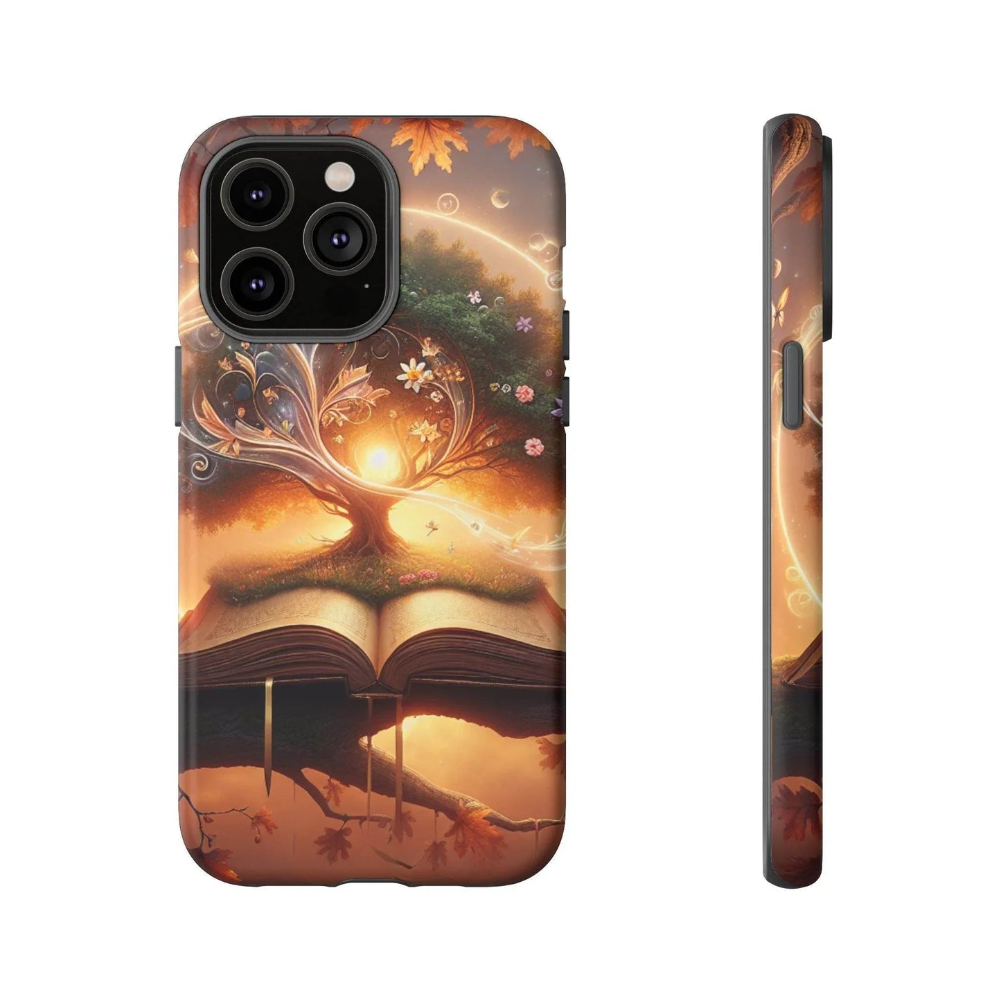 Nature-Inspired iPhone & Samsung Phone Case with Tree of Life Design - The Dreamer's Bookshop.