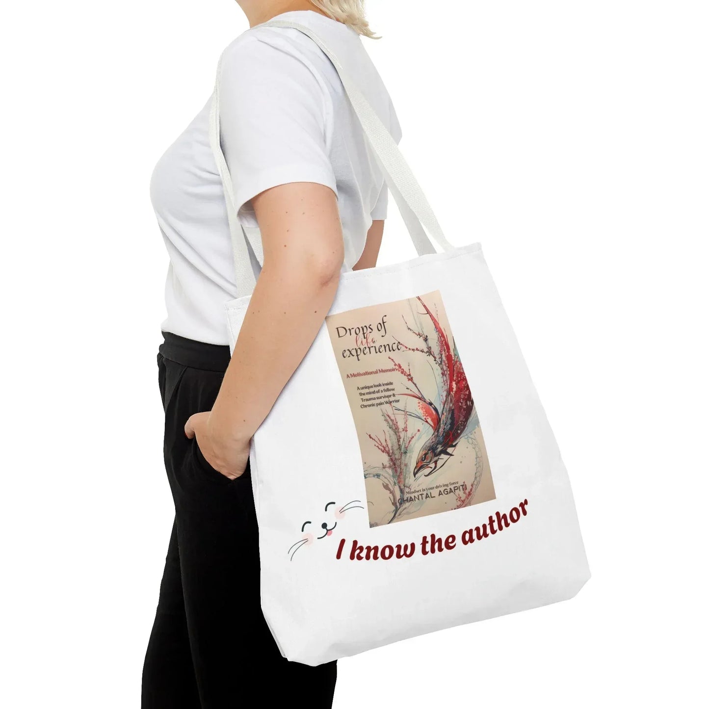 I Know the Author Tote Bag - Cozy Book lovers Design - The Dreamer's Bookshop.