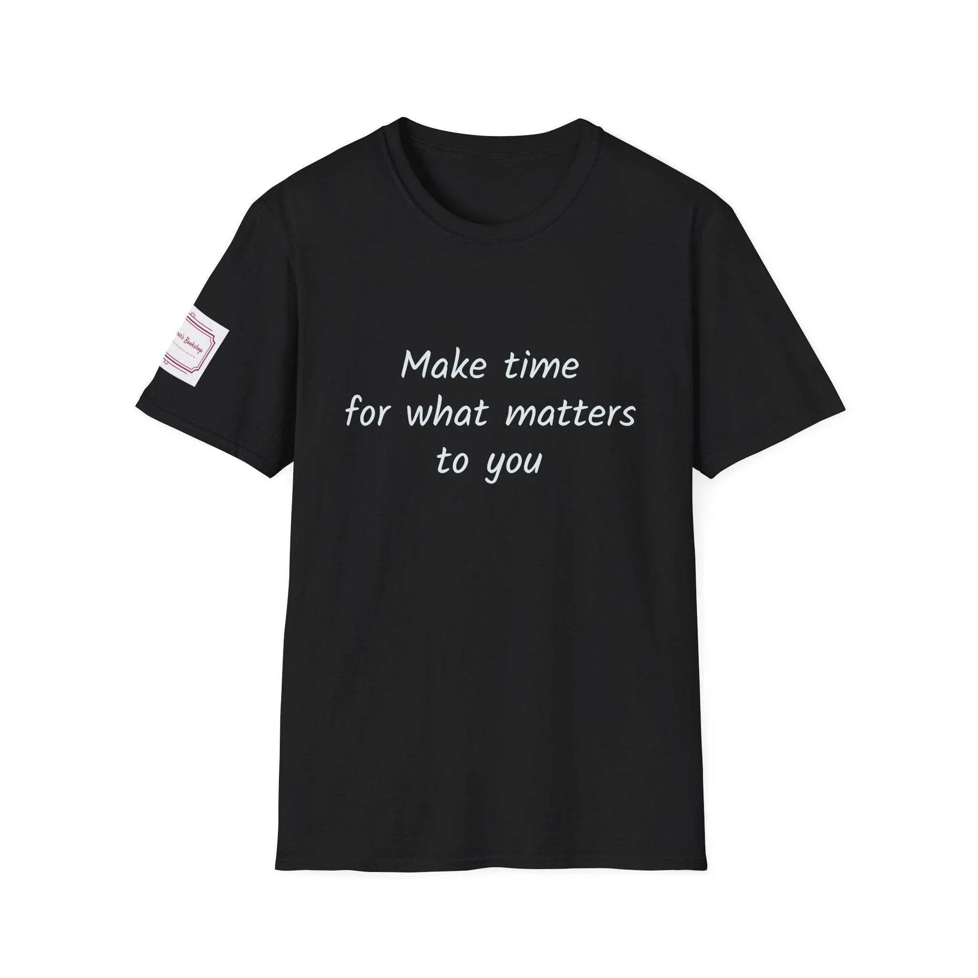 Motivational Unisex Softstyle T-Shirt - Make Time - The Dreamer's Bookshop.