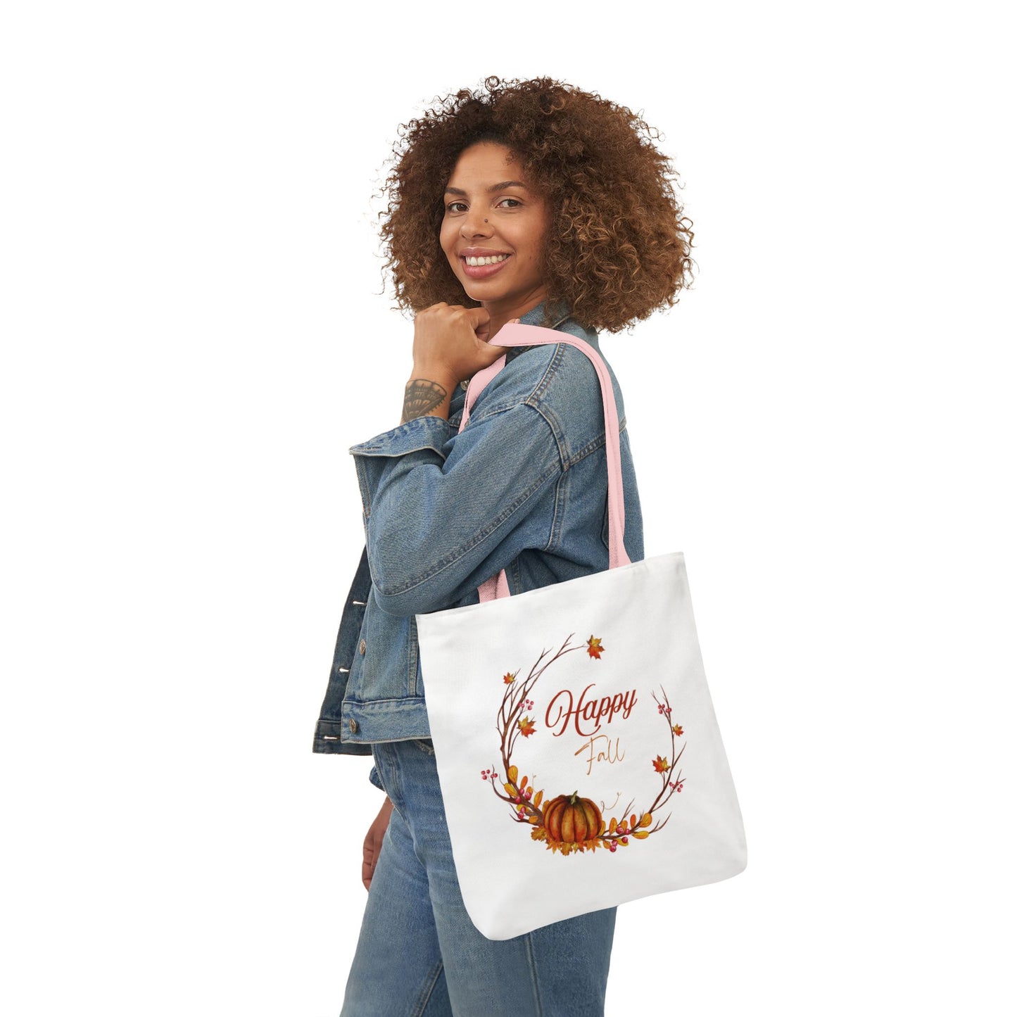 Happy Fall Tote Bag - Perfect for Book Lovers & Indie Authors