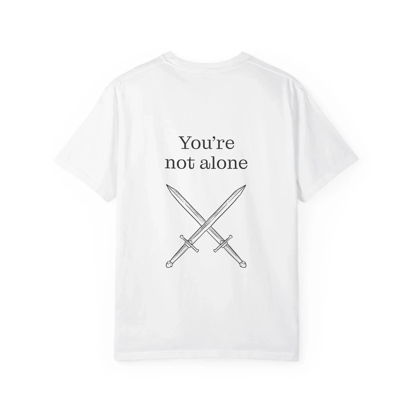 Trauma Survivor Unisex Garment-Dyed T-Shirt - Empowering Supportive Apparel - The Dreamer's Bookshop.