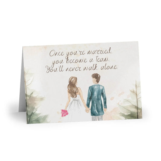 The Dreamer's Bookshop Cute "A Team" Wedding Card - The Dreamer's Bookshop.