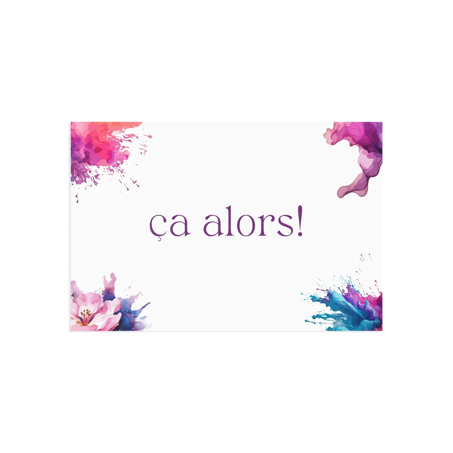 The Dreamer's Bookshop "ça alors" Exclamation Card - The Dreamer's Bookshop.