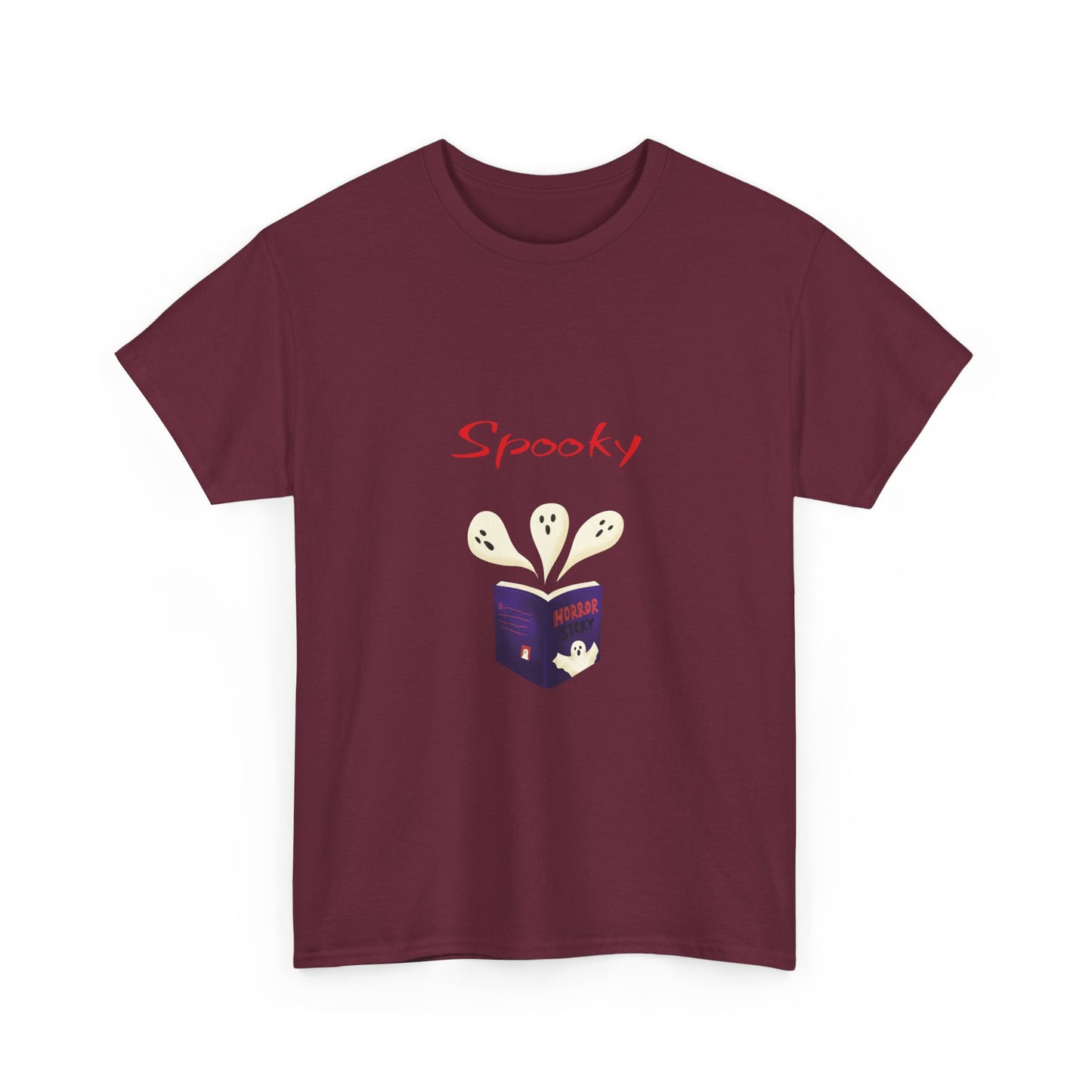 CA - Fiction -  Graphic Tee - Unisex Heavy Cotton T-Shirt Spooky Books