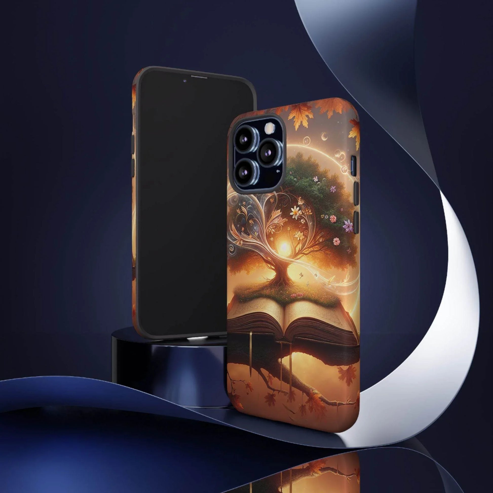 Nature-Inspired iPhone & Samsung Phone Case with Tree of Life Design - The Dreamer's Bookshop.