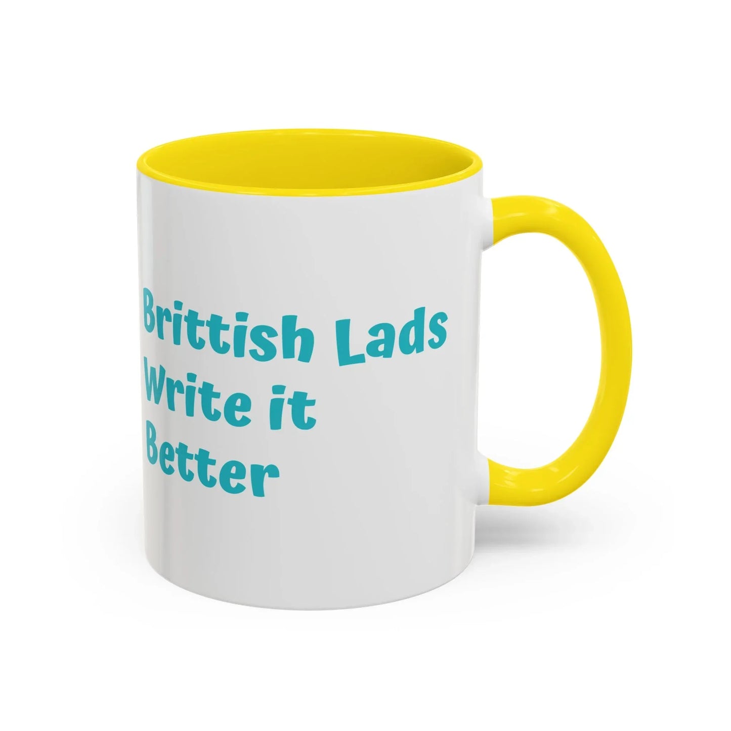 Brittish Lads Write it Better Coffee Mug - Gift for Book Lovers - The Dreamer's Bookshop.