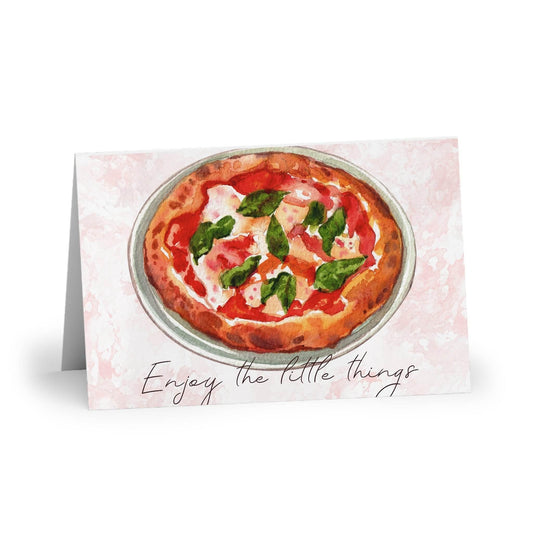 The Dreamer's Bookshop "Pizza" Enjoy the Little Things Card - The Dreamer's Bookshop.