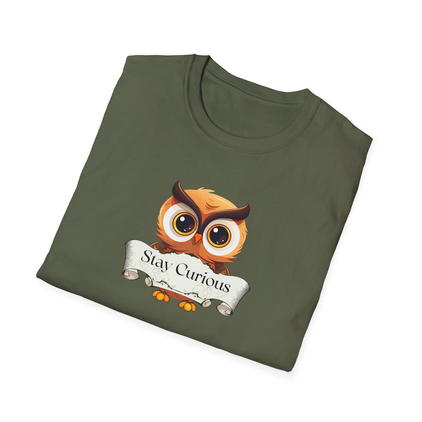 Unisex T-Shirt - "Stay Curious" for Book Lovers