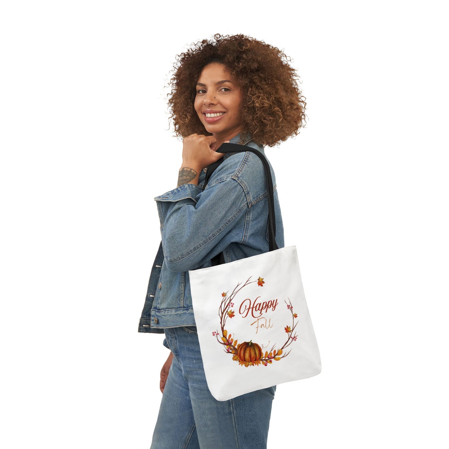 Happy Fall Tote Bag - Perfect for Book Lovers & Indie Authors