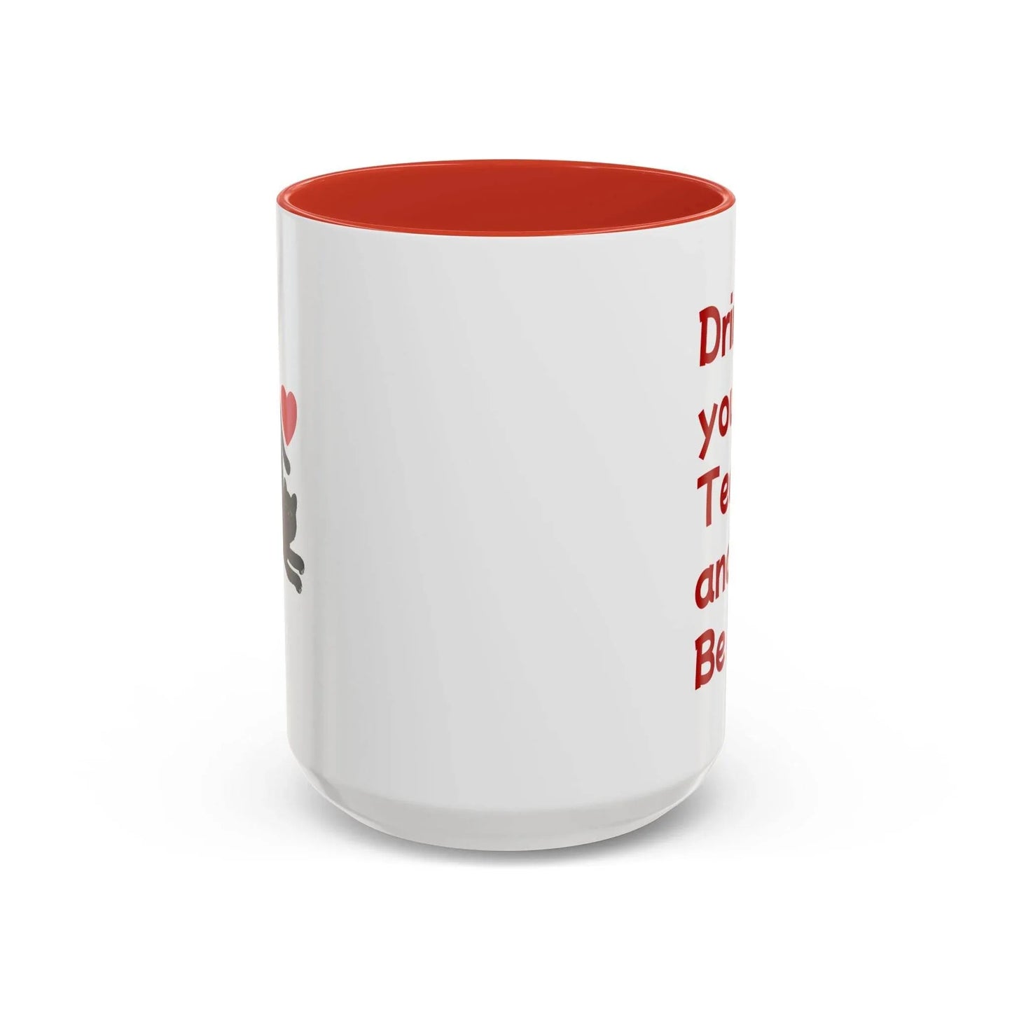 Cute Cat Love Tea Mug - 11 & 15oz Drink and be Nice - The Dreamer's Bookshop.