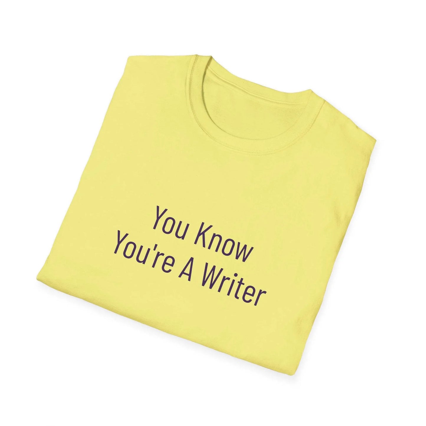 Unisex Softstyle T-Shirt - 'You Know' Philosophical - The Dreamer's Bookshop.