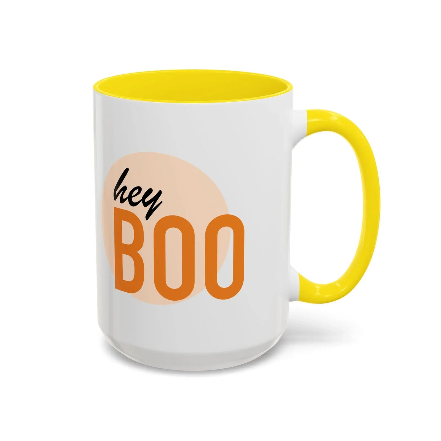 Hey Boo Spooky Coffee Mug - 11oz & 15oz Halloween - The Dreamer's Bookshop.