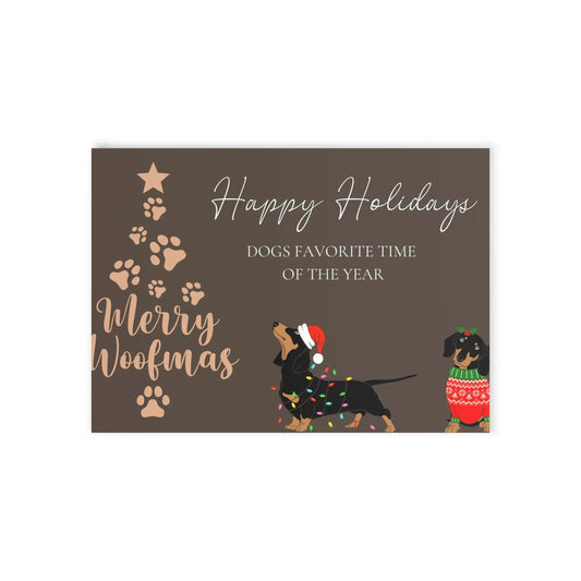 The Dreamer's Bookshop "Dogs XMas" Cute Christmas Card - The Dreamer's Bookshop.