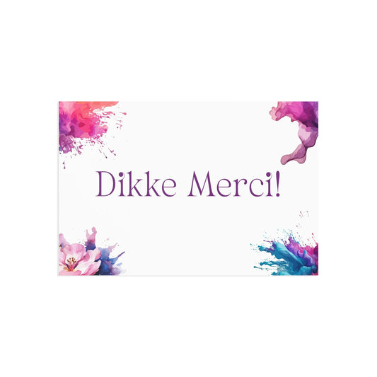 The Dreamer's Bookshop "Dikke Merci" Exclamation Card - The Dreamer's Bookshop.
