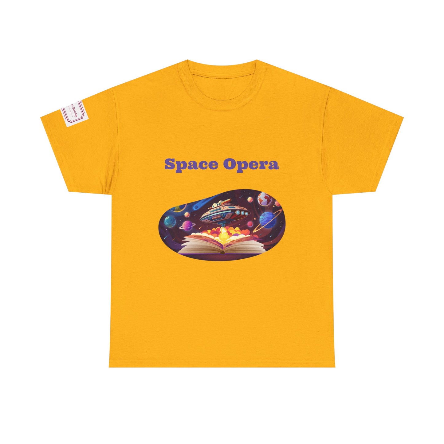 Space Opera - Graphic Unisex Heavy Cotton Tee - Sci-Fi Books