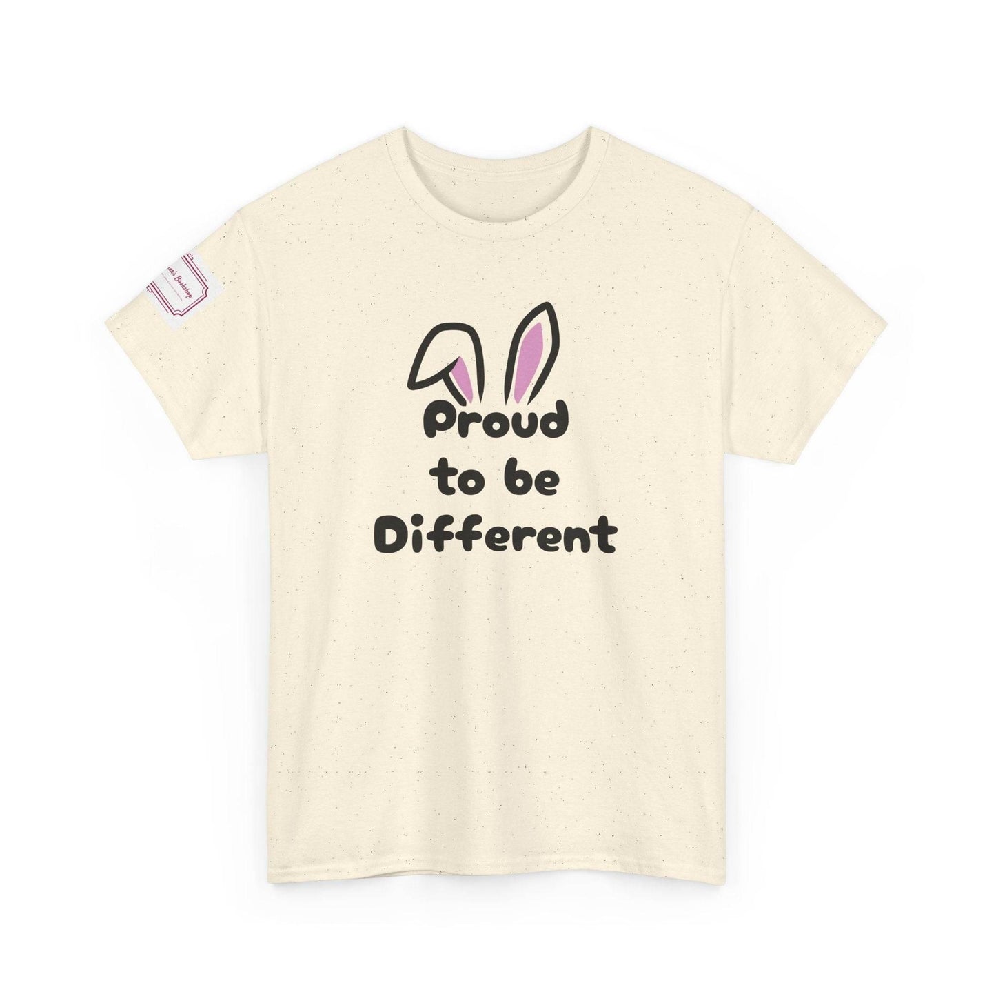 Proud to be Different Unisex Heavy Cotton Tee - Celebrate Individuality - The Dreamer's Bookshop.