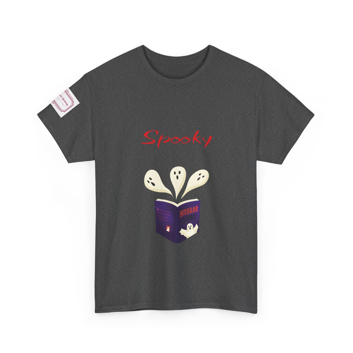 EU - Fiction - Unisex Heavy Cotton Tee - Spooky Books
