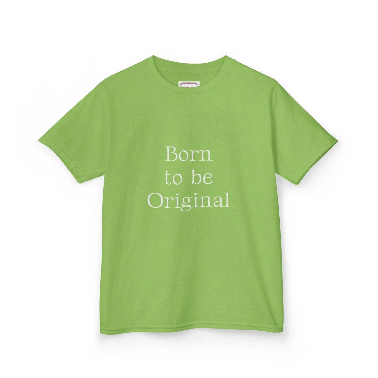 EU - Kids 'Born to be Original' Cotton Tee - Support Young Creators - The Dreamer's Bookshop.
