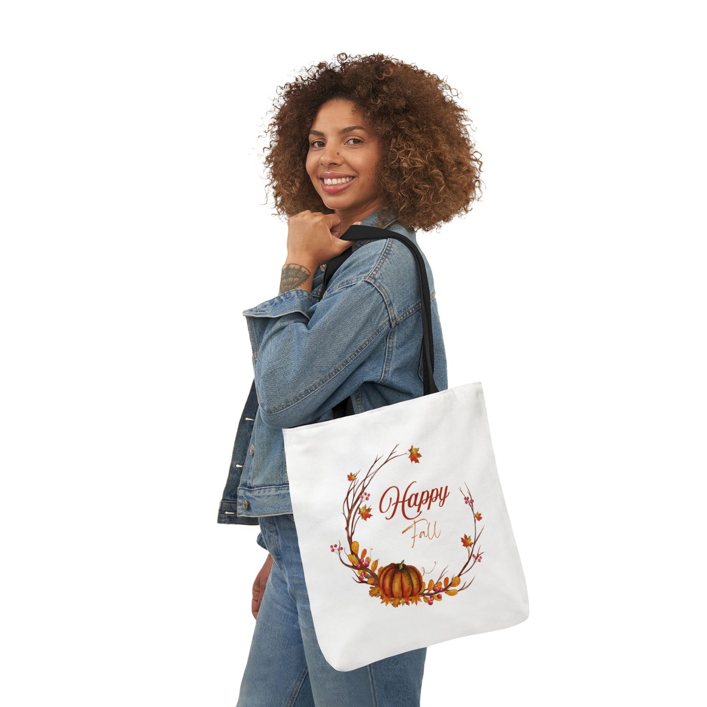 Happy Fall Tote Bag - Perfect for Book Lovers & Indie Authors