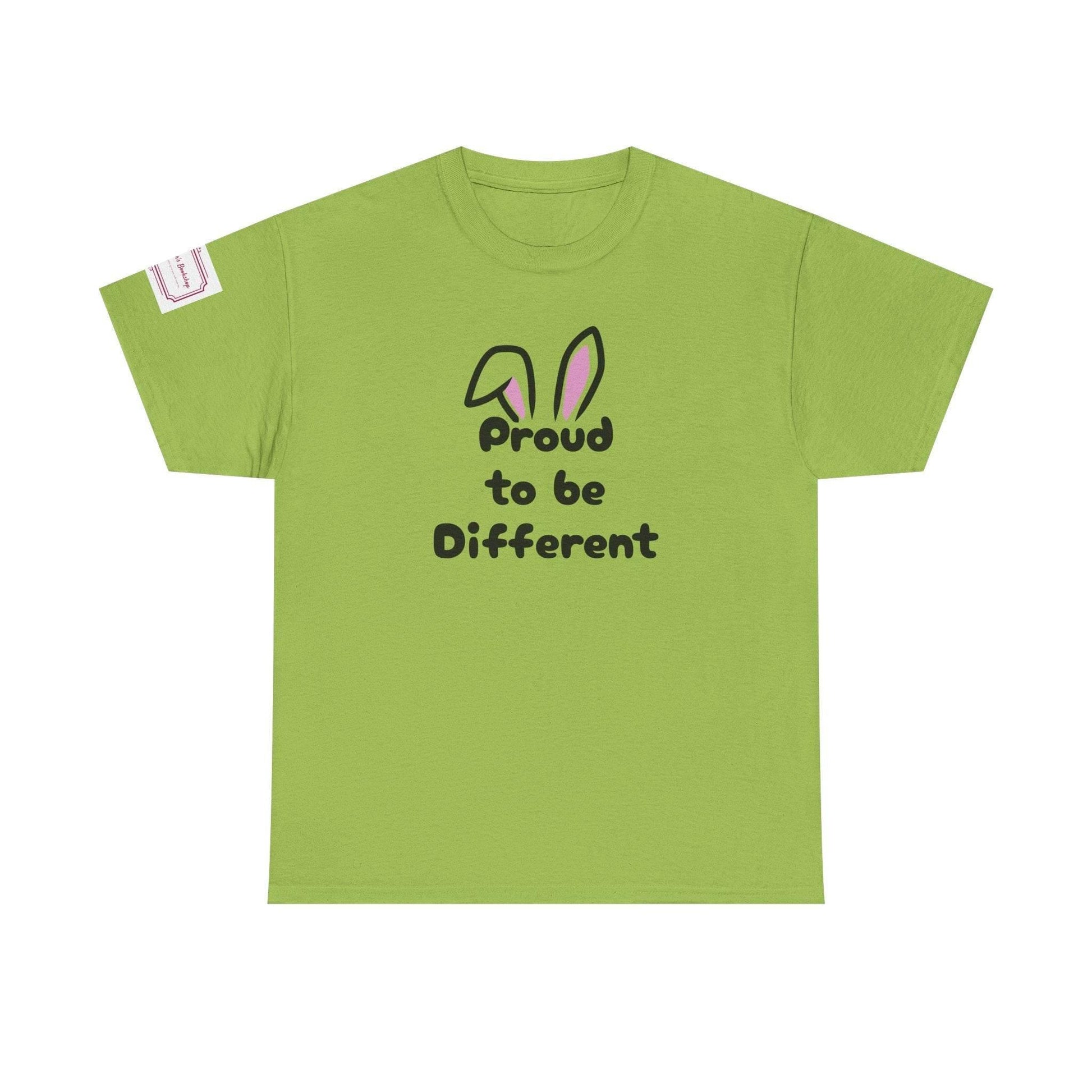 Proud to be Different Unisex Heavy Cotton Tee - Celebrate Individuality - The Dreamer's Bookshop.