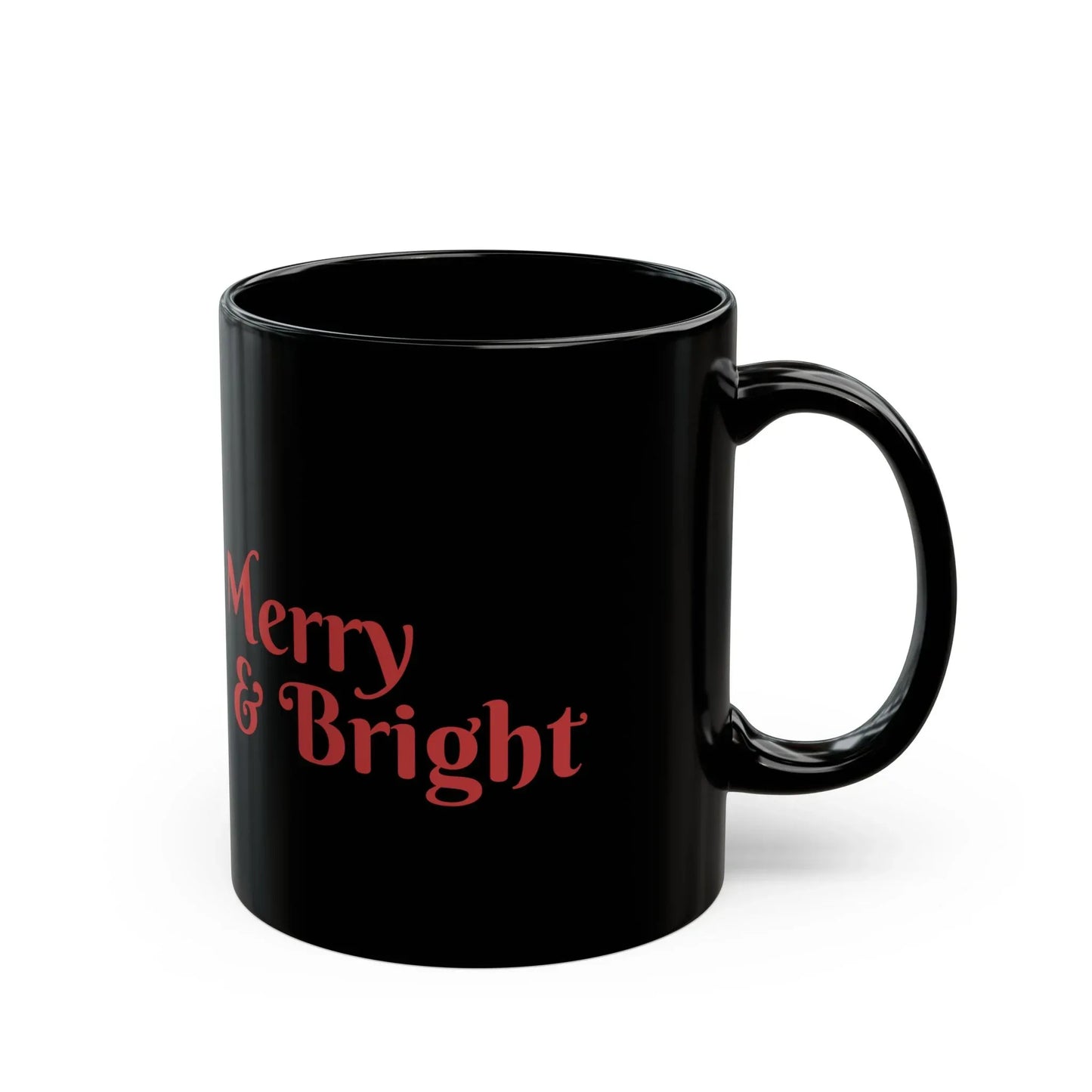 Book Lover's Christmas Black Mug (11oz, 15oz) - The Dreamer's Bookshop.