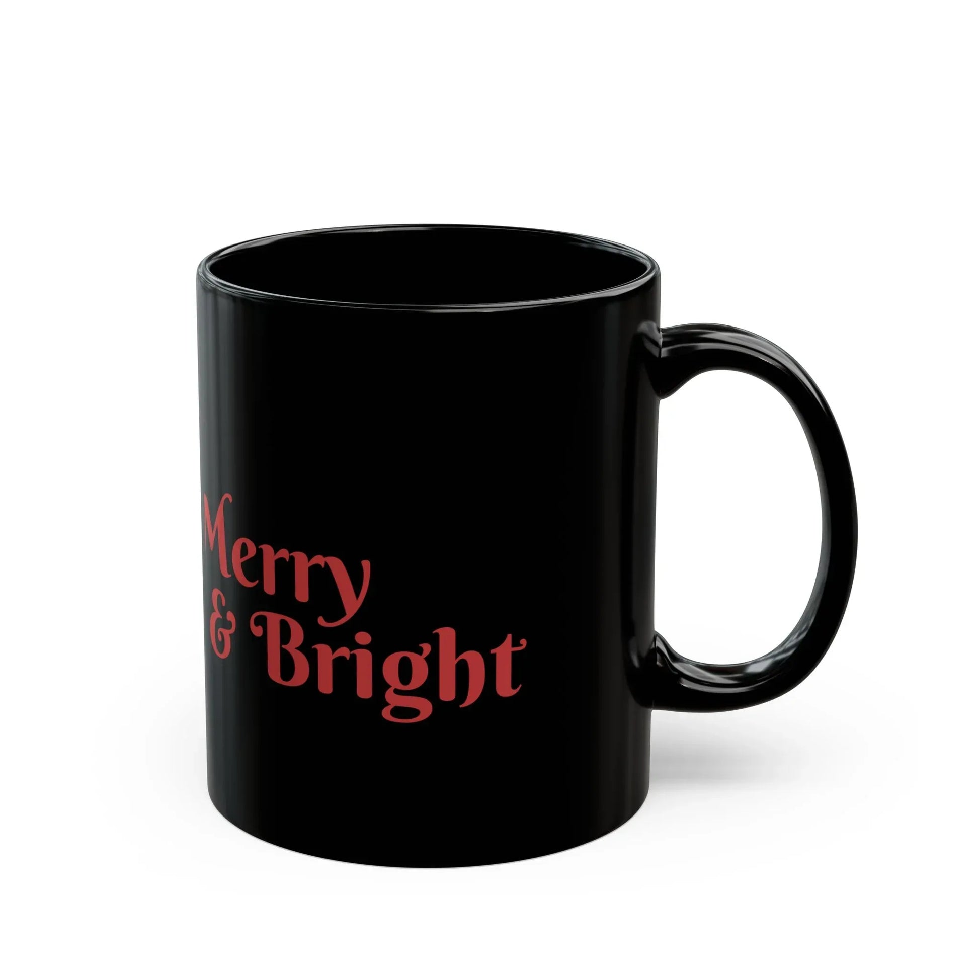 Book Lover's Christmas Black Mug (11oz, 15oz) - The Dreamer's Bookshop.