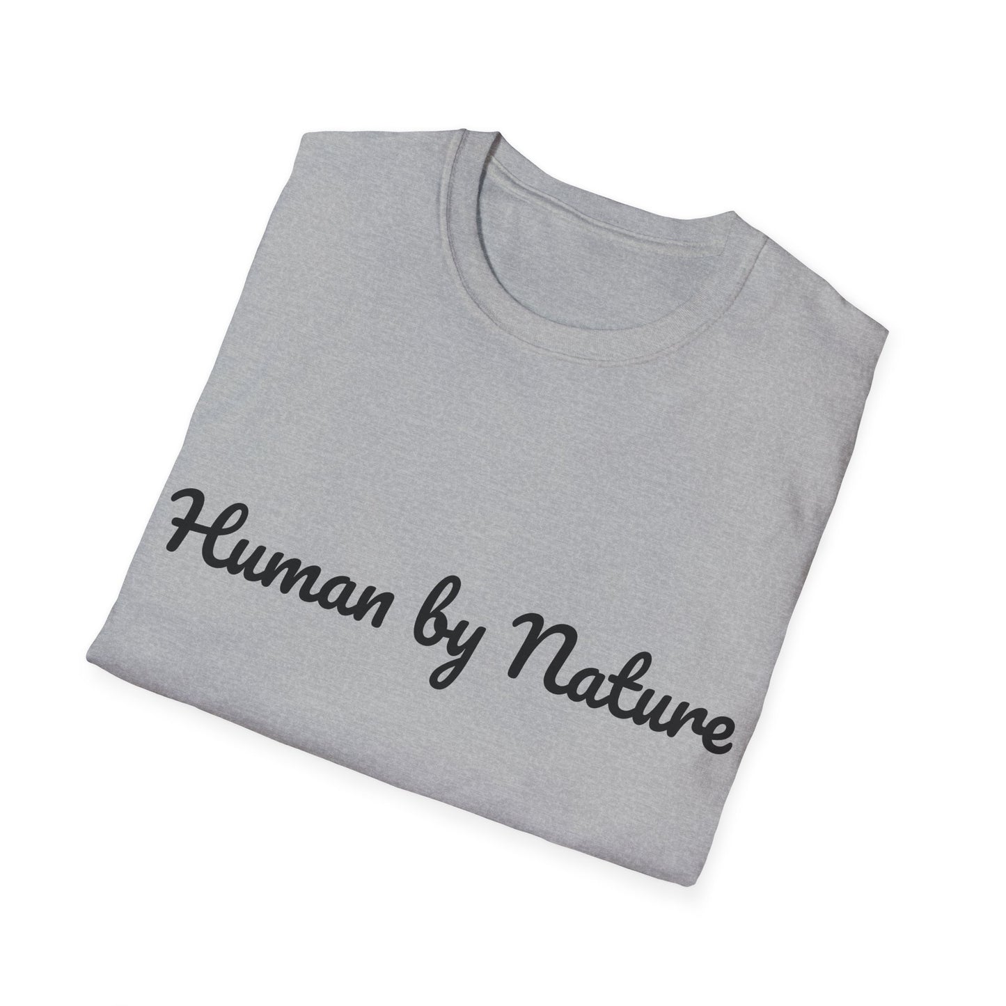 Unisex T-Shirt - "Human by Nature" for Book Lovers