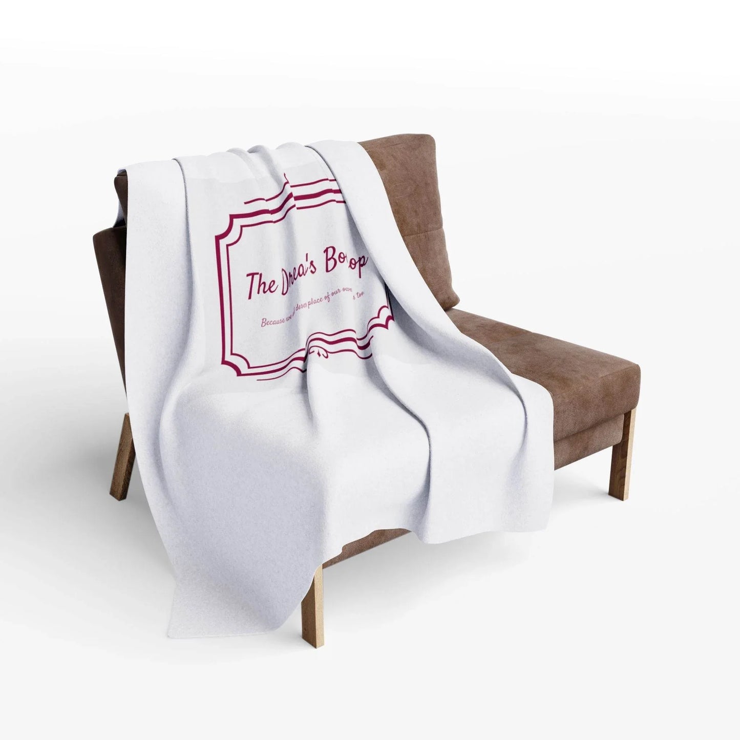 Cozy Arctic Fleece Blanket - The Dreamer's Bookshop Design - The Dreamer's Bookshop.