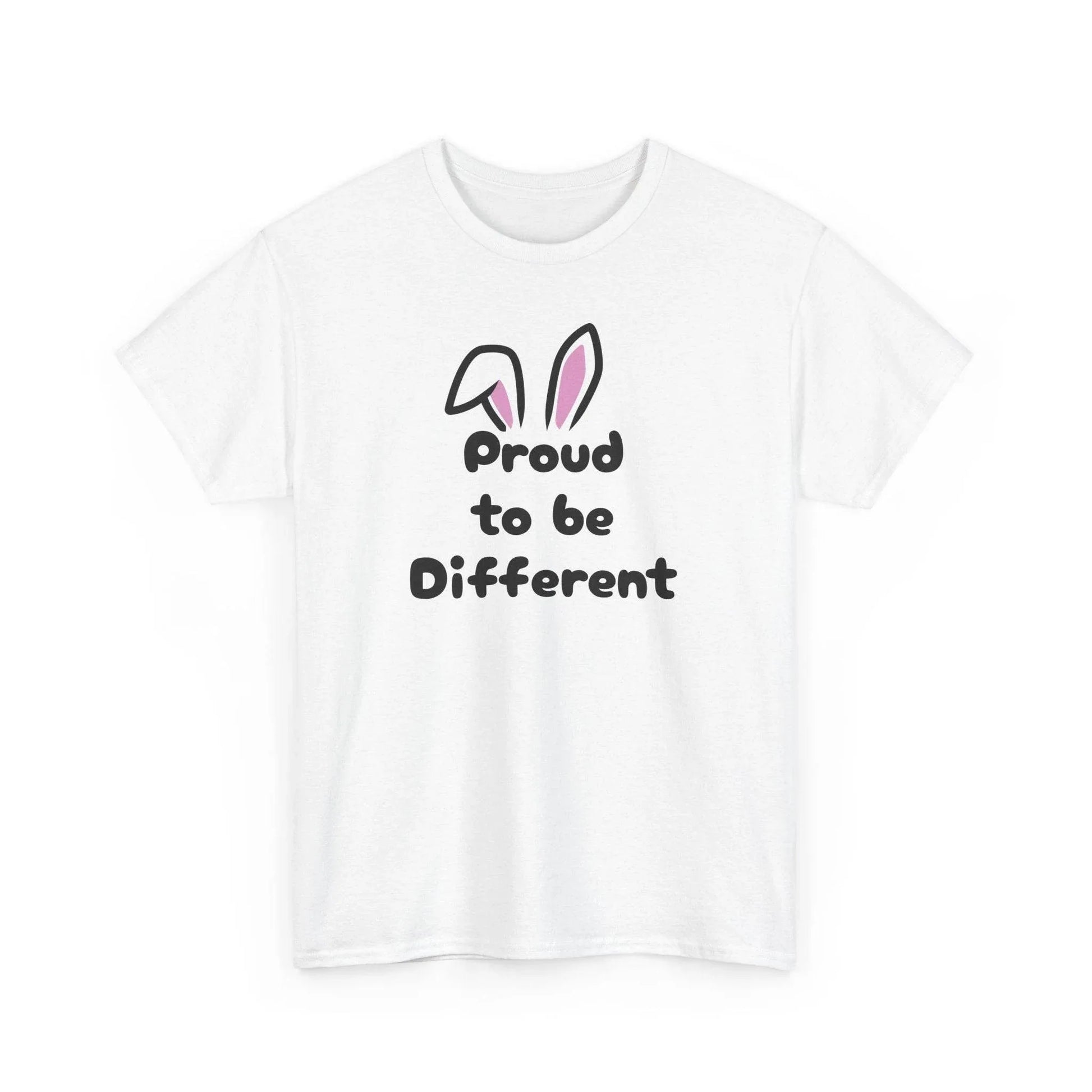 Proud to Be Different Unisex Heavy Cotton Tee - Celebrate Individuality - The Dreamer's Bookshop.