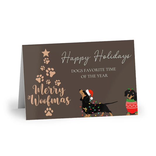The Dreamer's Bookshop "Dogs XMas" Cute Christmas Card - The Dreamer's Bookshop.