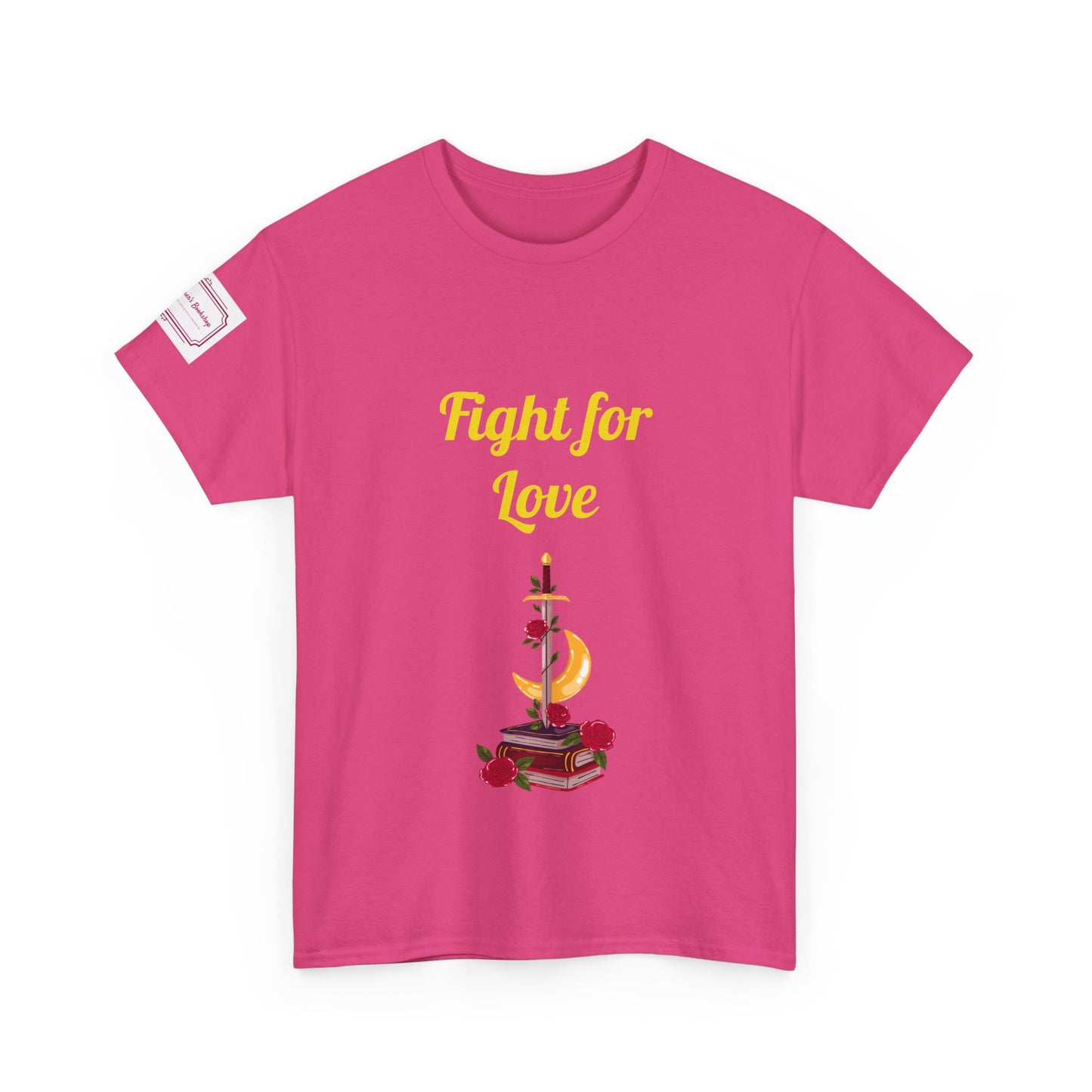 EU - Fight for Love - Unisex Heavy Cotton Tee - Romance Books