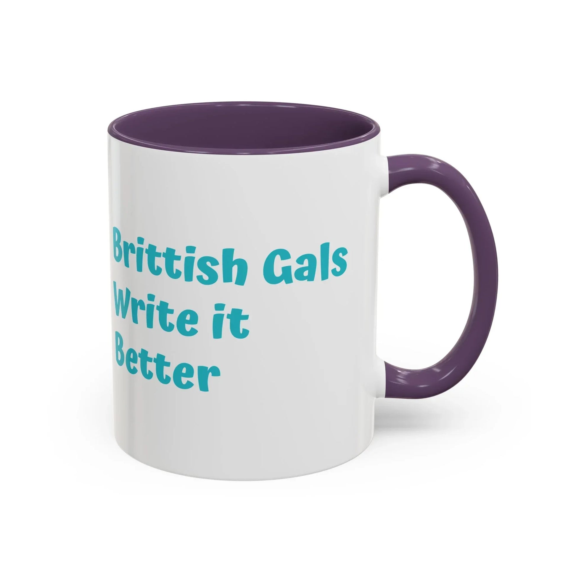 Brittish Gals Write it Better Mug - Gift for Book Lovers - The Dreamer's Bookshop.