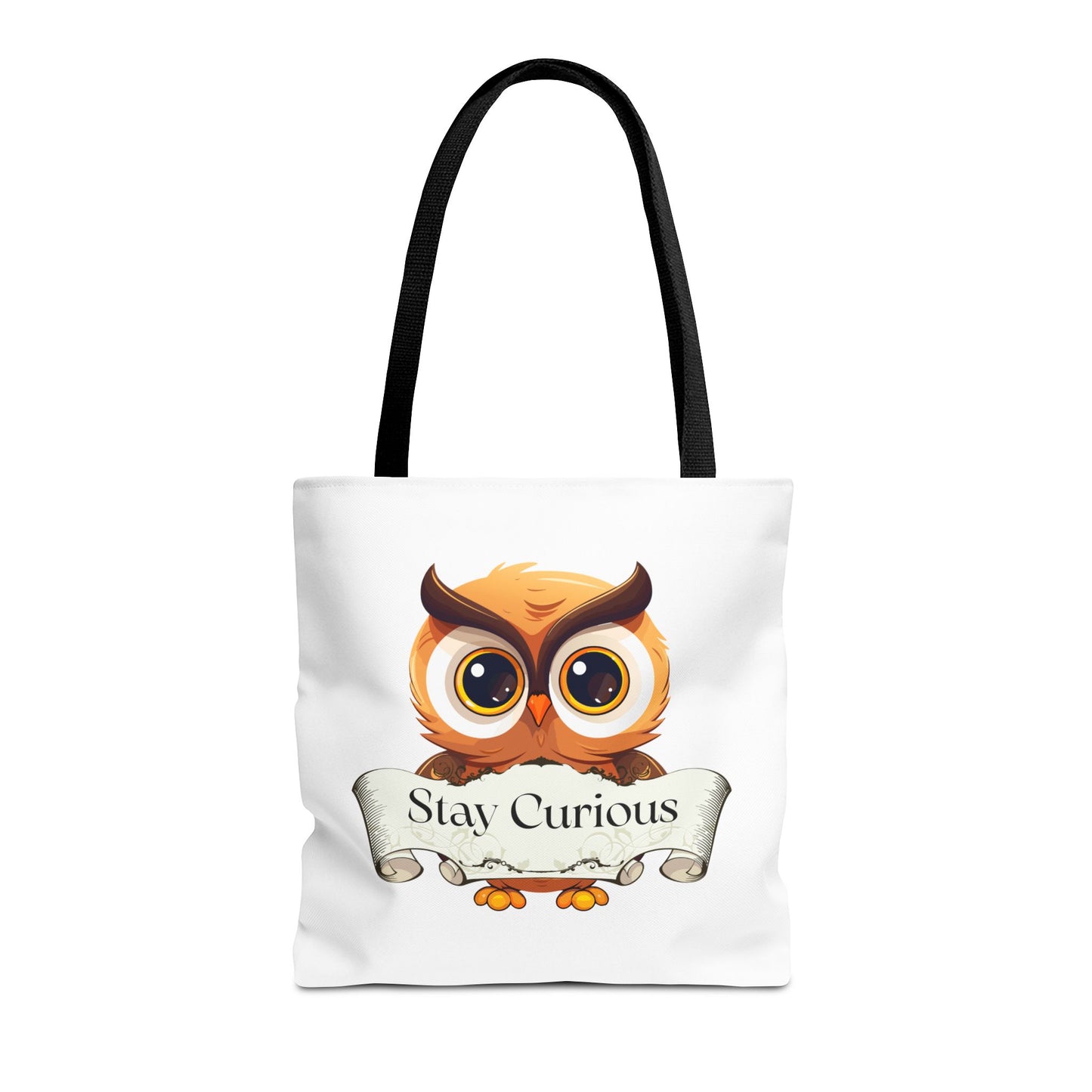Literary Tote Bag - Stay Curous - The Dreamer's Bookshop Designs