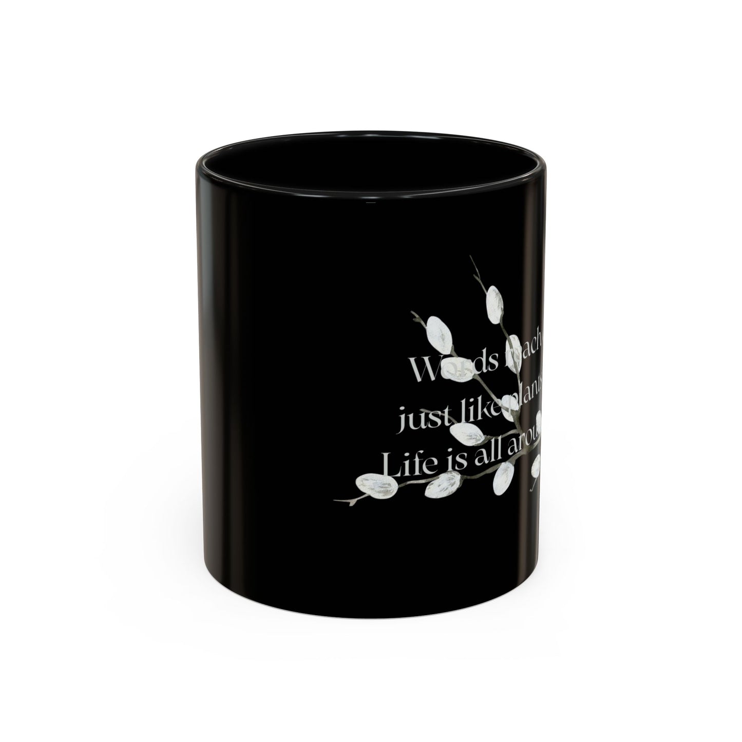 Words Reach Out - Coffee Mug - Gift for Book Lovers