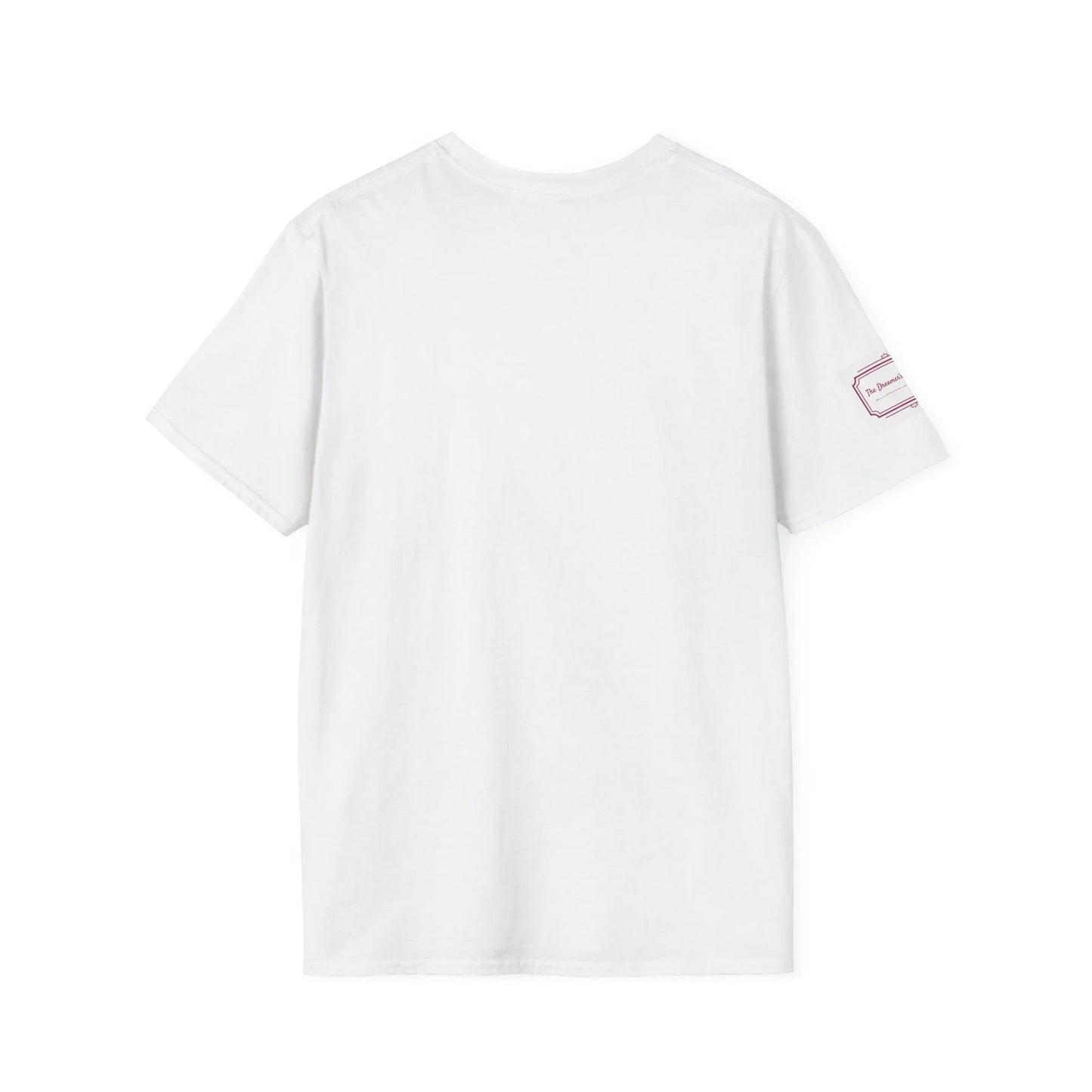 Be Happy Stay Positive Unisex Softstyle T-Shirt - The Dreamer's Bookshop.