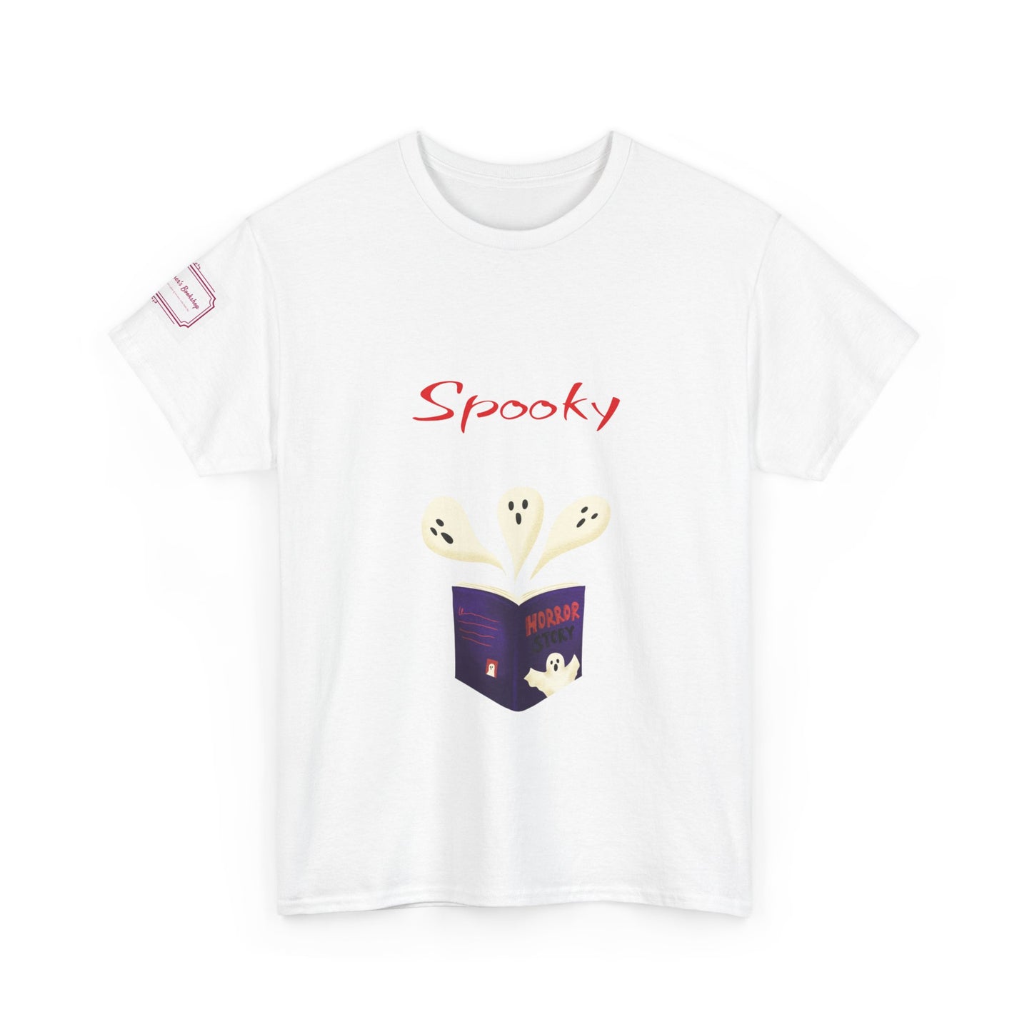 EU - Fiction - Unisex Heavy Cotton Tee - Spooky Books