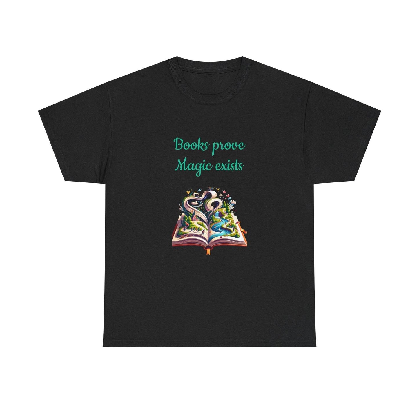 Magic Exists -A Unisex Heavy Cotton Tee - Perfect for Book Lovers - The Dreamer's Bookshop.