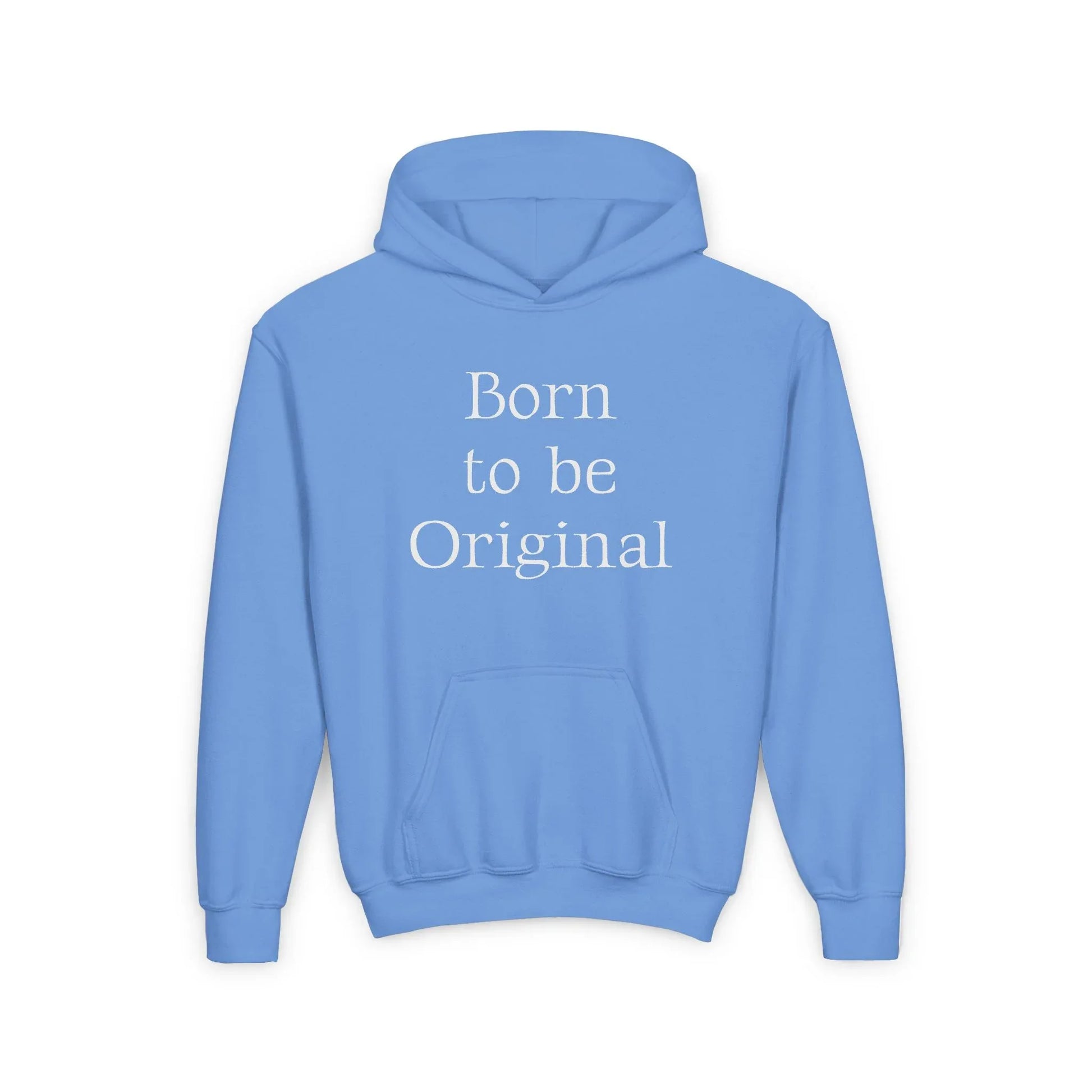 US (Ww) - Youth Heavy Blend Hooded Sweatshirt - "Born to be Original" & "Created by a Creator of Worlds" - The Dreamer's Bookshop.