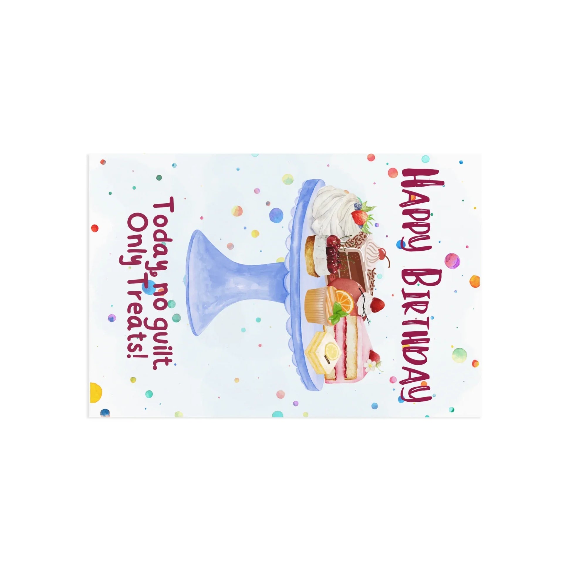The Dreamer's Bookshop "Only Treats" Birthday Card - The Dreamer's Bookshop.
