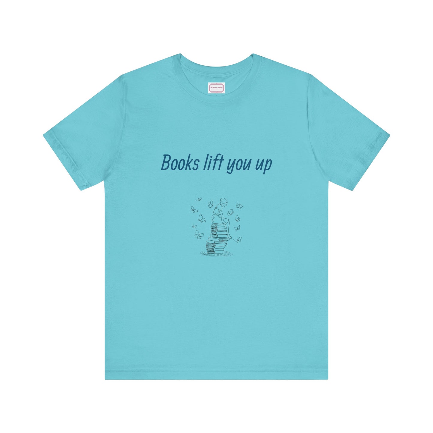Inspirational Unisex T-shirt - Books Lift You Up