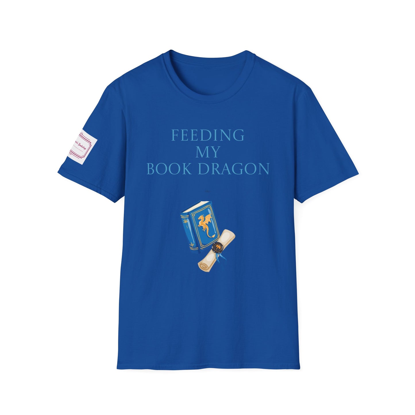 Unisex Softstyle T-Shirt - 'Book Dragon'