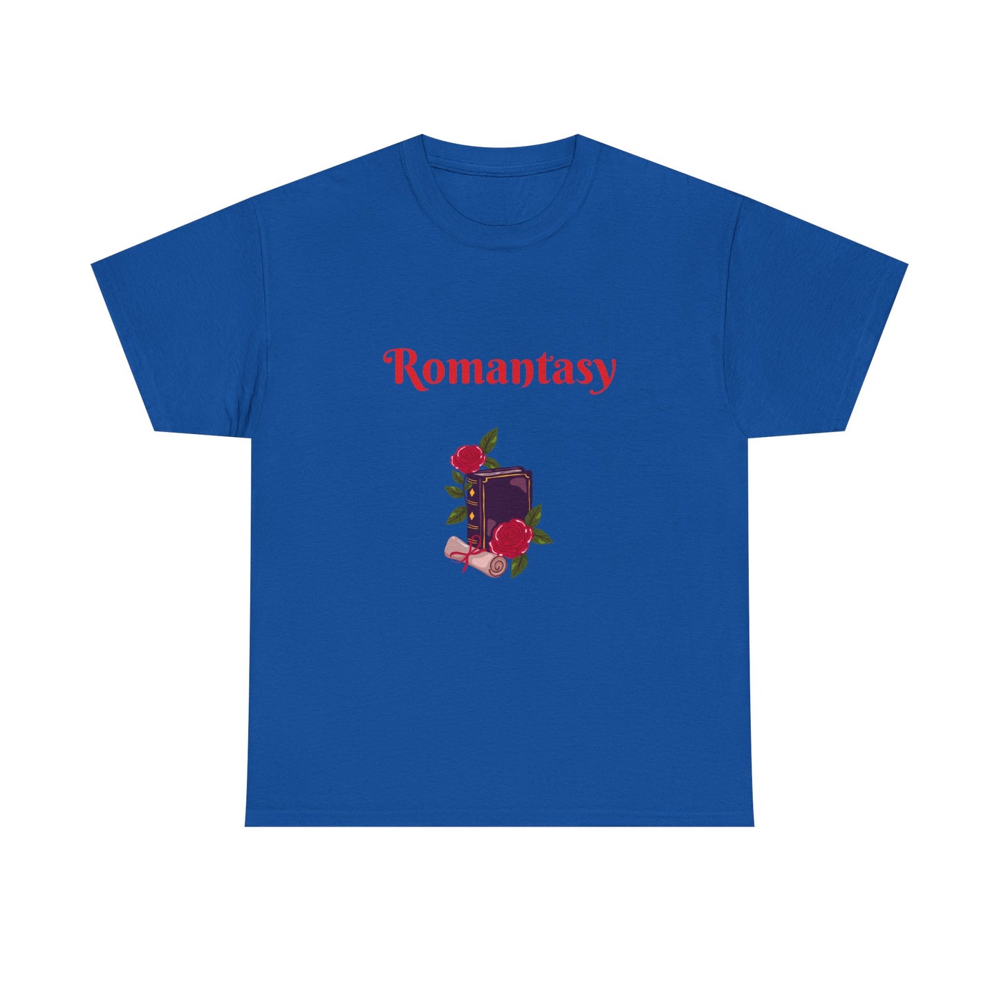 Fantasy -  Graphic Tee - Unisex Heavy Cotton T-Shirt Romantasy Books