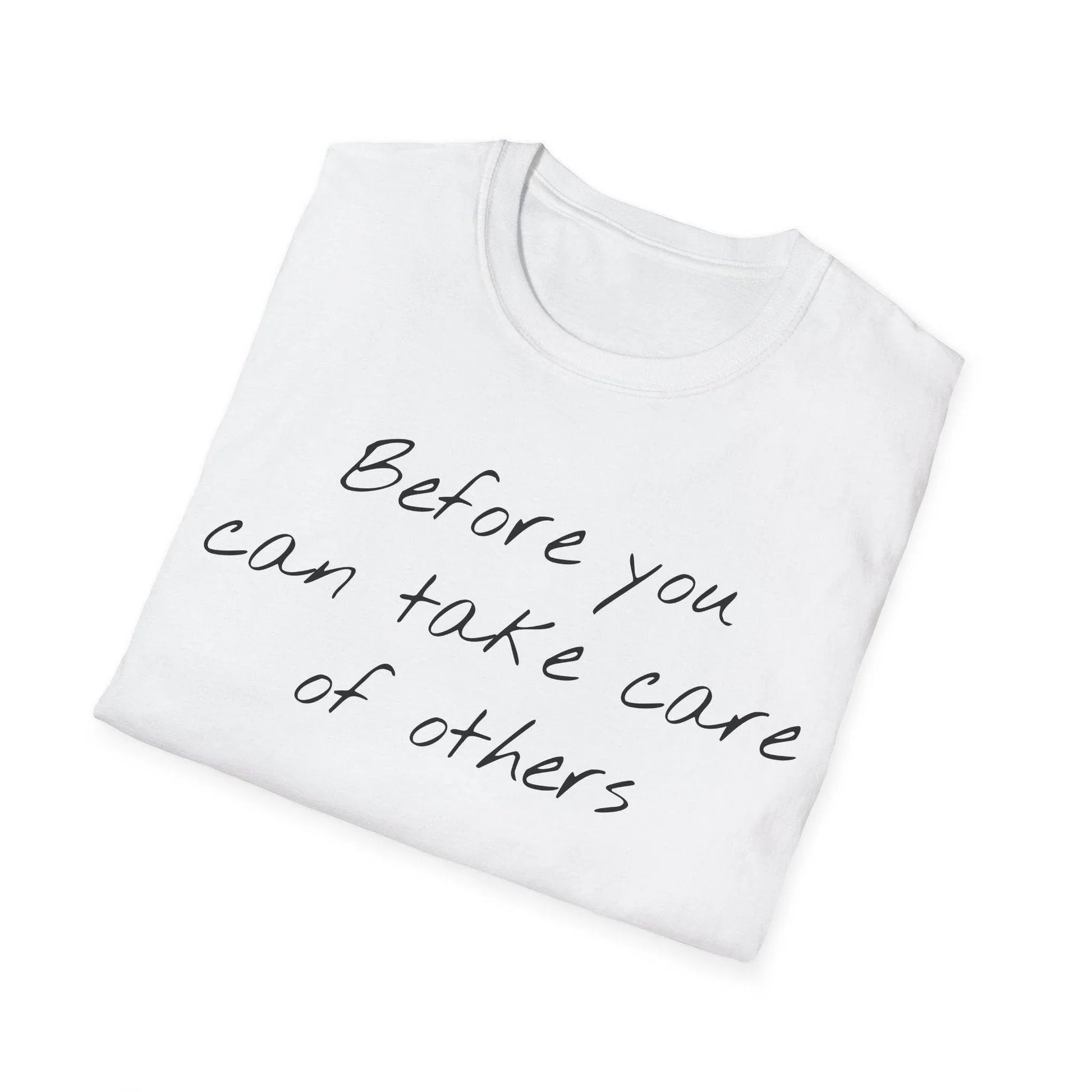 Unisex Softstyle T-Shirt - Take Care Design for Book Lovers - The Dreamer's Bookshop.