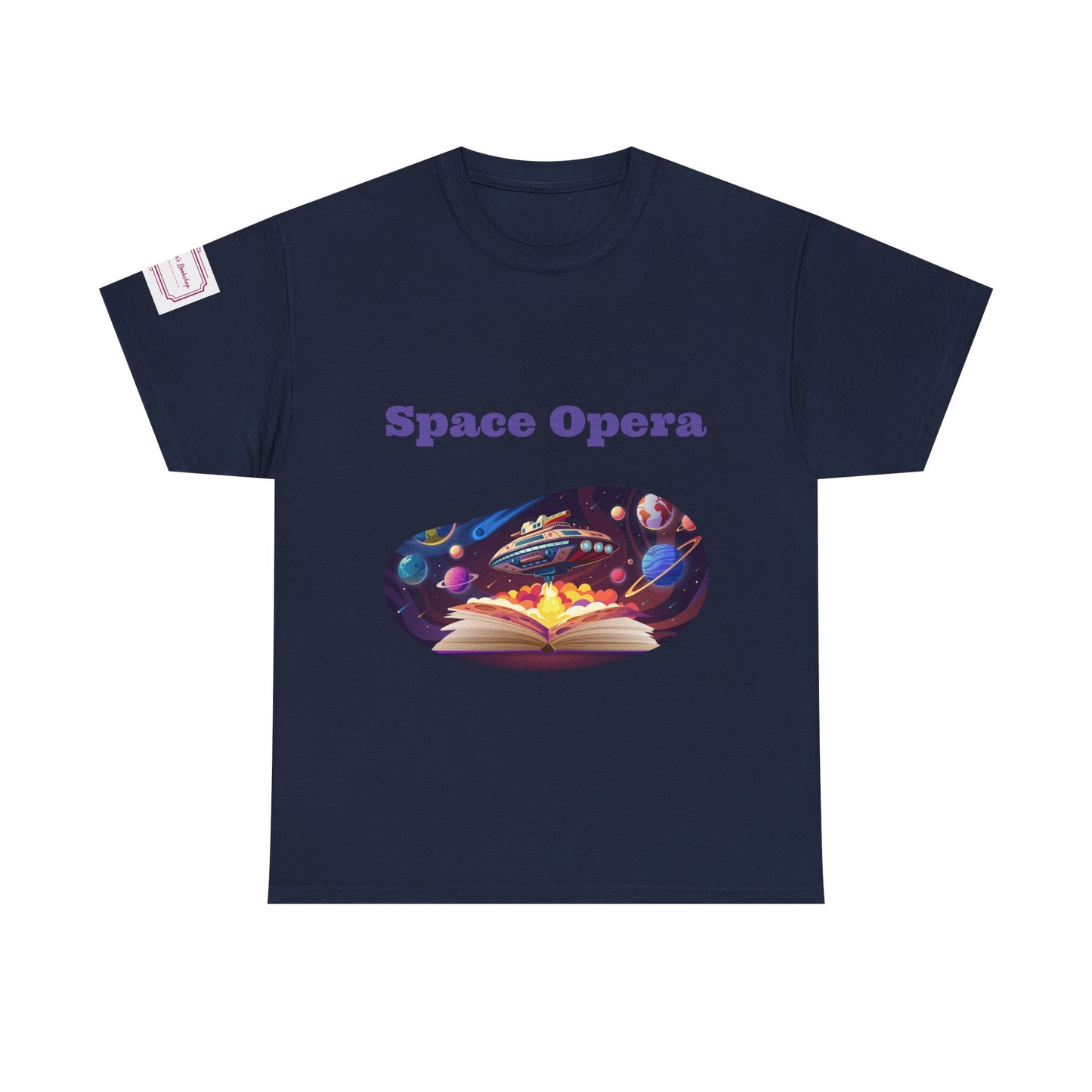 Space Opera  - Unisex Heavy Cotton Tee - Sci-Fi Books