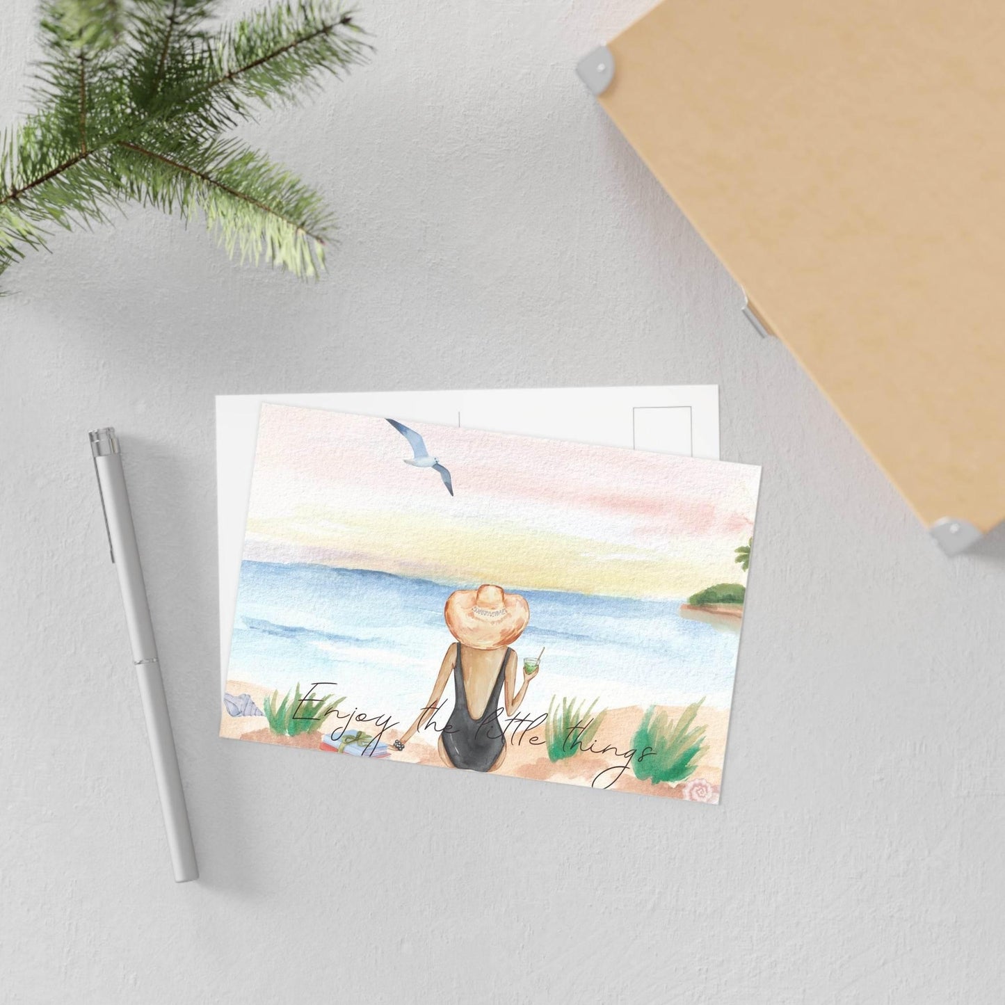 The Dreamer's Bookshop "Sea view" Enjoy the Little Things Card - The Dreamer's Bookshop.