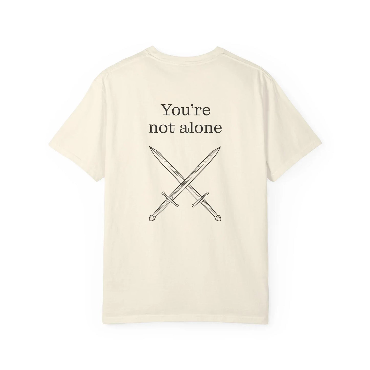 Trauma Survivor Unisex Garment-Dyed T-shirt - Inspirational Motivational Tee - The Dreamer's Bookshop.